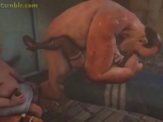 Lulu fucked i vështirë në 3d bishë i rritur film animacion