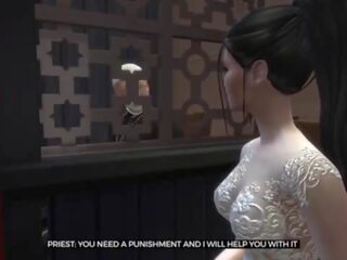 &lbrack;TRAILER&rsqb; Bride enjoying the last days before getting married&period; porn with the priest before the ceremony - Naughty Betrayal