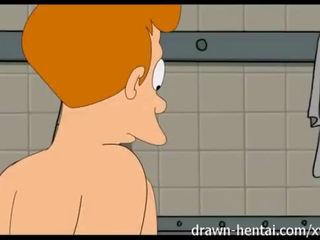 Futurama hentai - duche sexo a três