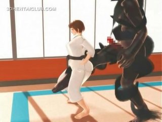 Hentai karate drágám felöklendezés tovább egy nagy fallosz -ban 3d