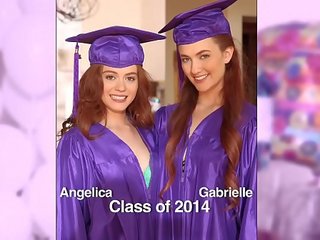 Момичета си отиде див - изненада graduation парти за тийнейджъри краища с лесбийки x номинално филм
