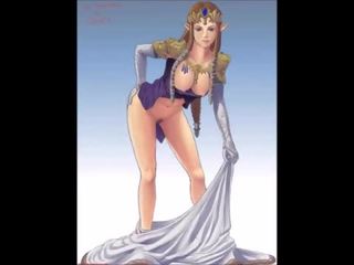 Legend de zelda - princesa zelda hentai sexo vídeo