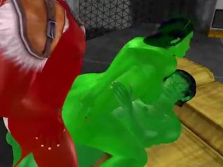 [fantasy-3dsexvilla 2] she-hulk baisée par une demon et la hulk à 3dsexvilla 2